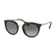 Prada CINEMA PR23SSF Single Vision Prescription Sunglasses PR23SSF-1AB0A7-52 - Lens Diameter 52 mm, Frame Color Black