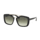 Prada CINEMA' PR24RS Single Vision Prescription Sunglasses PR24RS-1AB0A7-56 - Lens Diameter 56 mm, Frame Color Black