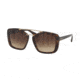 Prada CINEMA' PR24RS Single Vision Prescription Sunglasses PR24RS-2AU3D0-56 - Lens Diameter 56 mm, Frame Color Havana