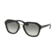 Prada CINEMA' PR25RS Progressive Prescription Sunglasses PR25RS-1AB0A7-55 - Lens Diameter 55 mm, Frame Color Black