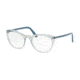 Prada CONCEPTUAL PR07VV Bifocal Prescription Eyeglasses 3251O1-51 - Transp Azure/Transp Green