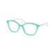 Prada CONCEPTUAL PR11VV Eyeglass Frames 3131O1-51 - Opal Green