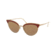 Prada CONCEPTUAL PR60VS Sunglasses 400408-54 - , Brown Mirr Silver Int Violet Lenses