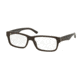 Prada Eyeglass Frames PR16MV TV61O1-55 - Matte Brushed Brown Frame