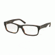 Prada Eyeglass Frames PR16MV UBH1O1-55 - Top Black/matte Tortoise Frame