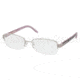 Prada Eyeglass Frames PR57MV 3AX1O1-5217 - Black-pink 