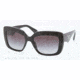 Prada HANDBAG PR03QS Bifocal Prescription Sunglasses PR03QS-1AB0A7-55 - Lens Diameter 55 mm, Frame Color Black
