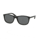 Prada JOURNAL PR01RS Single Vision Prescription Sunglasses PR01RS-1AB1A1-57 - Lens Diameter 57 mm, Frame Color Black