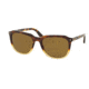 Prada JOURNAL PR02RS Bifocal Prescription Sunglasses PR02RS-TKZ2P1-57 - Lens Diameter 57 mm, Frame Color Light Havana Grad Opal Yellow