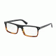Prada JOURNAL PR02RV Progressive Prescription Eyeglasses TFJ1O1-54 - Black/Striped Havana Frame