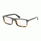 Prada JOURNAL PR02RV Progressive Prescription Eyeglasses TFL1O1-54 - Grey/havana Frame