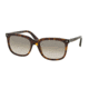 Prada JOURNAL PR12RS Single Vision Prescription Sunglasses PR12RS-2AU3D0-56 - Lens Diameter 56 mm, Frame Color Havana