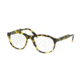 Prada JOURNAL PR12SV Single Vision Prescription Eyeglasses UBL1O1-52 - Yellow Havana Frame