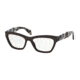 Prada JOURNAL PR14QV Progressive Prescription Eyeglasses DHO1O1-51 - Dark Brown Frame