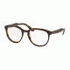 Prada JOURNAL PR18SV Single Vision Prescription Eyeglasses 2AU1O1-51 - Havana Frame