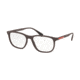 Prada LIFESTYLE PS05LV Bifocal Prescription Eyeglasses, 53mm, Brown Rubber, PS05LV-VYY1O1-53-BI