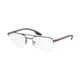 Prada LIFESTYLE PS51MV Eyeglass Frames 5341O1-53 - Grey Rubber