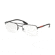 Prada LIFESTYLE PS51MV Eyeglass Frames DG01O1-53 - Black Rubber