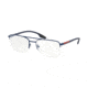 Prada LIFESTYLE PS51MV Eyeglass Frames TFY1O1-53 - Blue Rubber
