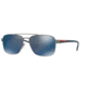 Prada LIFESTYLE PS51US Bifocal Prescription Sunglasses, 59mm, Gunmetal Rubber, PS51US-DG1387-59-BI