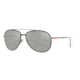 Prada LIFESTYLE PS55US Bifocal Prescription Sunglasses, 57mm, Black Rubber/Gunmetal, PS55US-6BJ2B0-57-BI