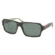 Prada Linea Rosa PS 05LS Sunglasses Styles - Top Black/Green Green Frame, AAN3O1-6017