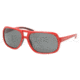 Prada Linea Rosa PS 06LS Sunglasses Styles - Red Demi Shiny Frame / Gray Lenses, ZVI1A1-6317