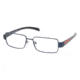 Prada Linea Rosa PS51AV SV Prescription Eyeglasses - Blue Frame / 54 mm Prescription Lenses, ZYJ1O1-5416