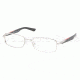 Prada Linea Rosa PS52BV Bifocal Eyeglasses - Silver Demo Lens Frame / 52 mm Prescription Lenses, 1BC1O1-5217