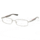 Prada Linea Rosa PS54BV Progressive Eyeglasses - Gunmetal Demo Lens Frame / 54 mm Prescription Lenses, 5AV1O1-5416