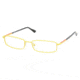 Prada Linea Rosa PS 57AV Eyeglasses Styles - Yellow Demi Shiny Frame w/Non-Rx 52 mm Diameter Lenses, AAJ1O1-5217