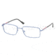 Prada Linea Rosa PS58AV Progressive Eyeglasses - Baltic Demi Shiny Frame / 53 mm Prescription Lenses, AAH1O1-5317