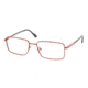 Prada Linea Rosa PS58AV Progressive Eyeglasses - Coral Demi Shiny Frame / 53 mm Prescription Lenses, 7BC1O1-5317