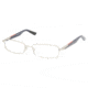 Prada Sports PS54BV #1AP1O1 - Silver Demi Matte Demo Lens Frame