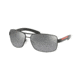 Prada Linea Rosa Sunglasses PS54IS 1AB2F2-65 - , Polar Grey Mirror Silver Grad. Lenses