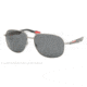 Prada PS50MS Bifocal Prescription Sunglasses PS50MS-5AV1A1-61 - Lens Diameter 61 mm, Lens Diameter 61 mm, Frame Color Gunmetal