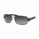 Prada PS53NS Progressive Prescription Sunglasses PS53NS-DG05W1-65 - Lens Diameter 65 mm, Frame Color Black Rubber
