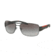Prada PS53NS Progressive Prescription Sunglasses PS53NS-UFI0A7-65 - Lens Diameter 65 mm, Frame Color Green Rubber