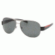 Prada Linea Rosa PS51LS SV Prescription Sunglasses - Gunmetal Frame / 59 mm Prescription Lenses, 5AV1A1-5914