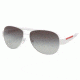 Prada Linea Rosa PS51LS SV Prescription Sunglasses - White Frame / 59 mm Prescription Lenses, 7BA3M1-5914