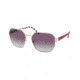 Prada MILLENNIALS PR54XS Sunglasses ZVN4W1-59 - , Clear Gradient Dark Violet Lenses