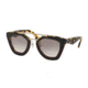 Prada ORNATE PR14SS Bifocal Prescription Sunglasses PR14SS-VHC4K0-49 - Lens Diameter 49 mm, Frame Color Havana/amaranth