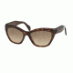 Prada POEME PR02QS Bifocal Prescription Sunglasses PR02QS-2AU3D0-56 - Lens Diameter 56 mm, Frame Color Havana