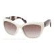 Prada POEME PR02QS Bifocal Prescription Sunglasses PR02QS-7S30A6-56 - Lens Diameter 56 mm, Frame Color Ivory