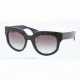 Prada POEME PR07QS Bifocal Prescription Sunglasses PR07QS-1AB0A7-51 - Lens Diameter 51 mm, Frame Color Black