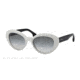Prada PORTRAIT PR15QS Single Vision Prescription Sunglasses PR15QS-7S31E0-53 - Lens Diameter 53 mm, Frame Color Ivory