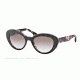 Prada PORTRAIT PR15QS Single Vision Prescription Sunglasses PR15QS-ROL0A6-53 - Lens Diameter 53 mm, Frame Color Top Brown/pink Havana