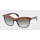 Prada PORTRAIT PR19PS Progressive Prescription Sunglasses PR19PS-MA40A7-5519 - Lens Diameter 55 mm, Frame Color Top Light Havana