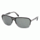 Prada PR02NS Bifocal Sunglasses - Black Gradient Crystal Gray Frame / 61 mm Prescription Lenses, ZXA1A1-6116