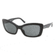 Prada PR03NS Bifocal Sunglasses - Gloss Black Frame / 57 mm Prescription Lenses, 1AB1A1-5718